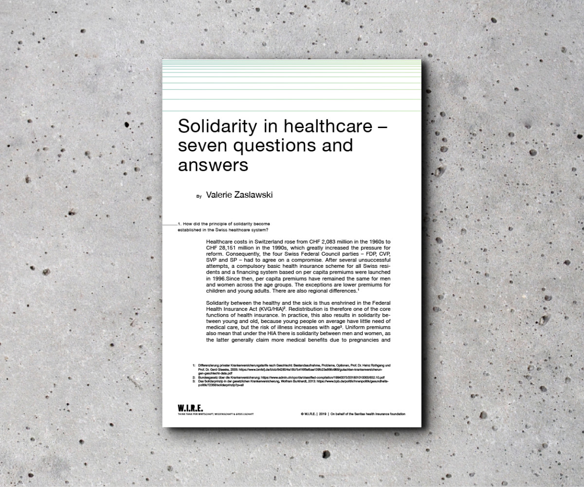 Solidarity in healthcare – seven questions and answers - W.I.R.E.