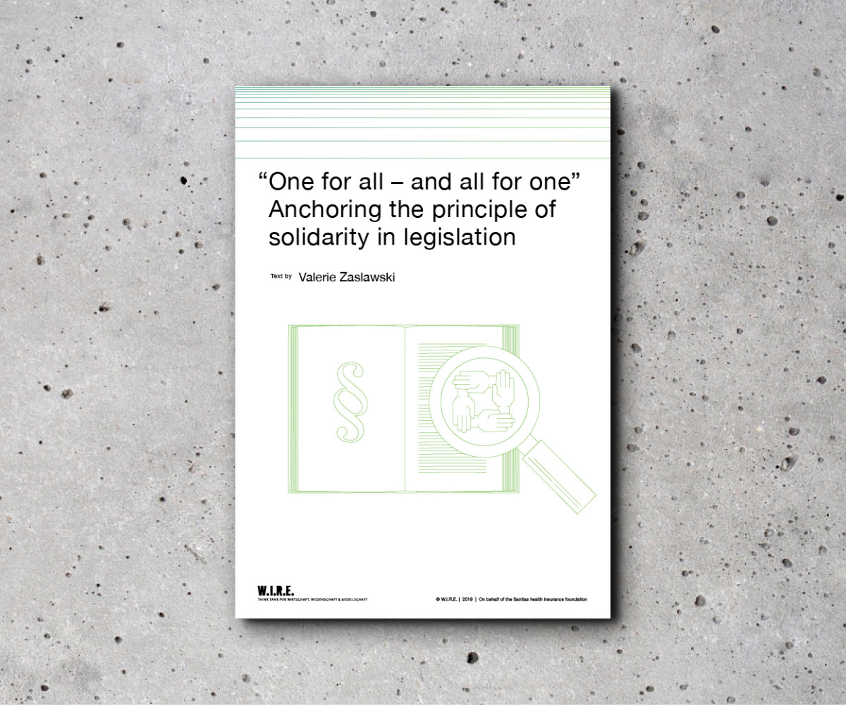 “One for all – and all for one” Anchoring the principle of solidarity in legislation - W.I.R.E.